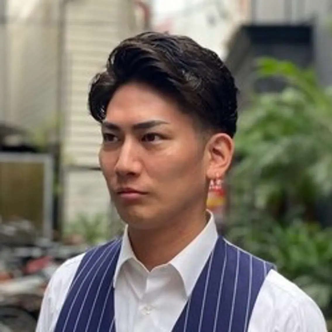 パーマ メンズ カット パーマ CUFFIA💈 天王寺メンズバーバーのヘアスタイル