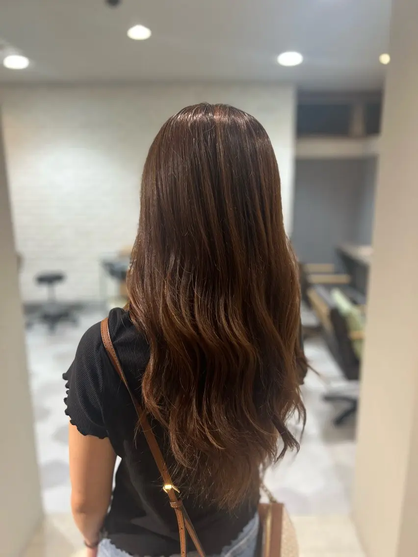 ロング カラー ヘアカラー 川原 陽和のヘアスタイル
