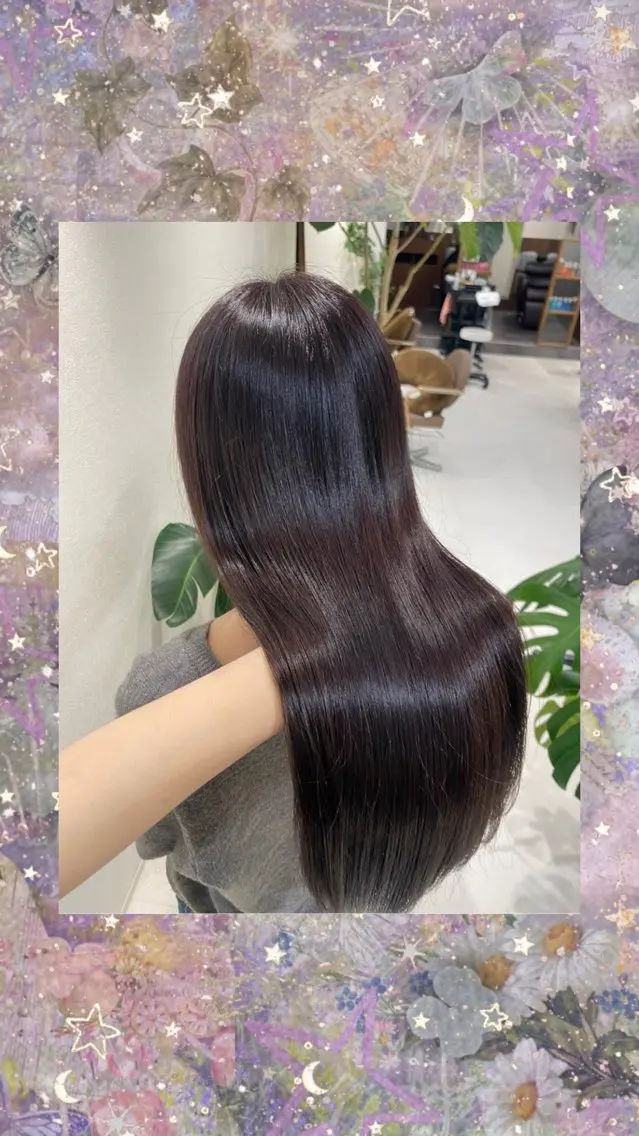 ロング ラベンダーカラー/ ☀️ASAHI☀️のヘアスタイル