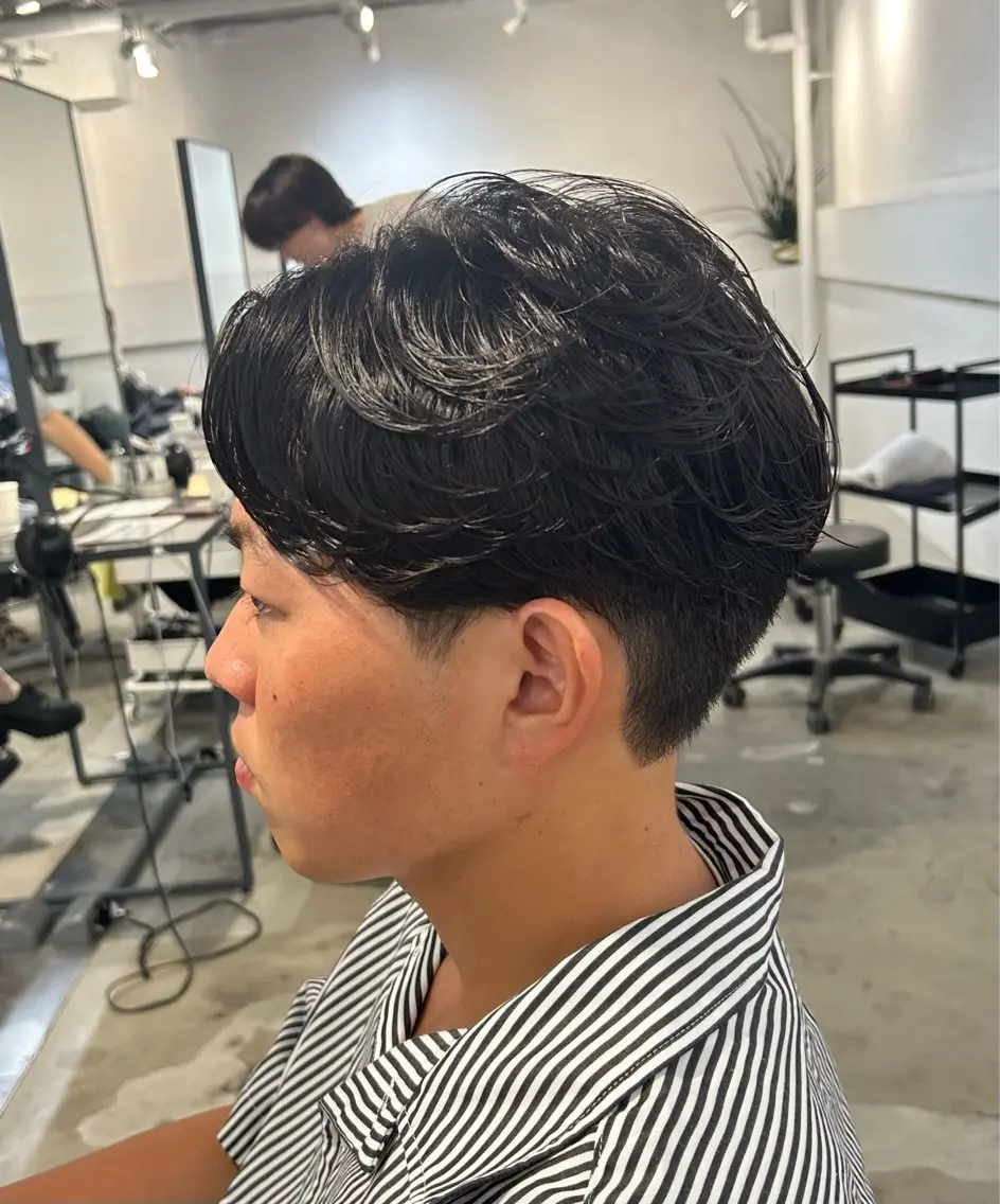 パーマ メンズ メンズ清潔感のプロ 💈メンズパーマ藤田のヘアスタイル