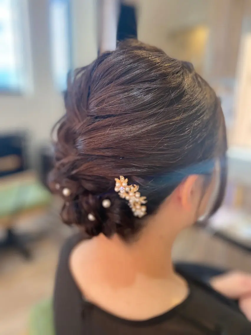 ヘアアレンジ やまだ ゆいのヘアスタイル