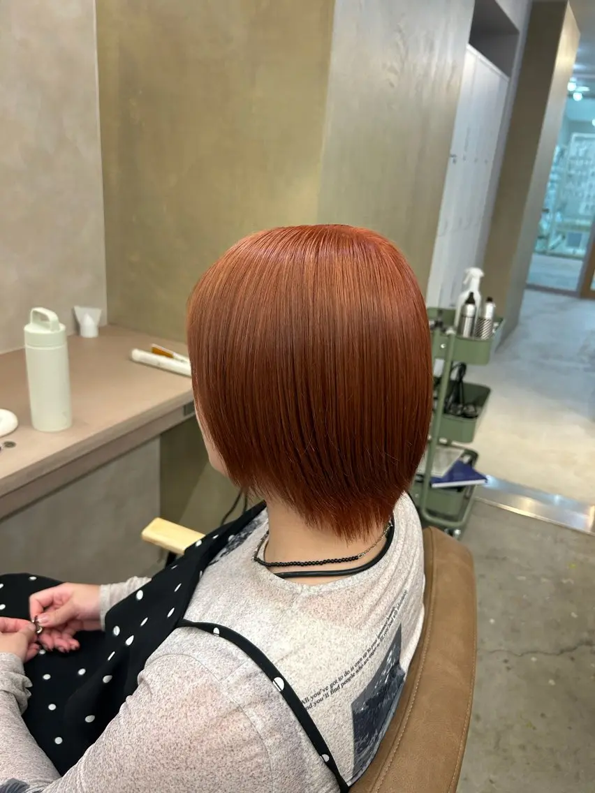 ショート カラー カットカラー 千夏のヘアスタイル