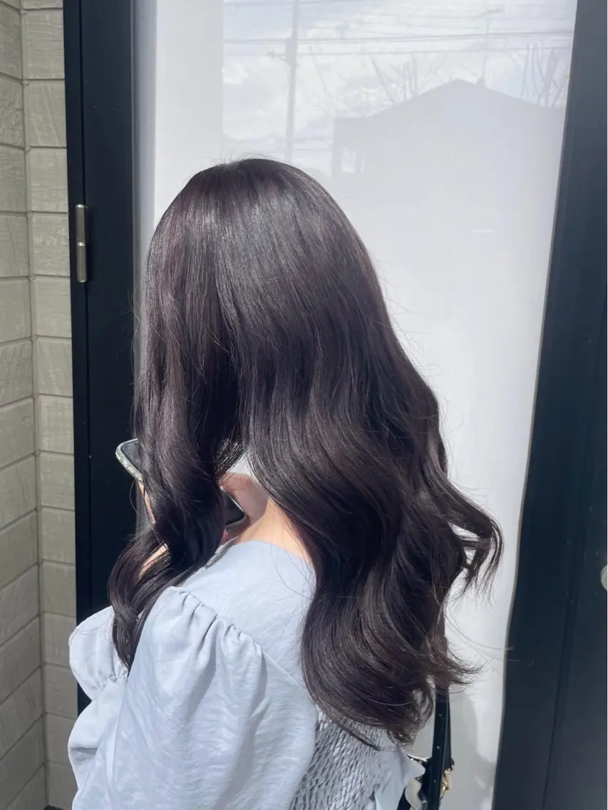 ロング カラー バイオレットカラー ヘアカラー RYO🤎 熊谷/籠原/深谷のヘアスタイル