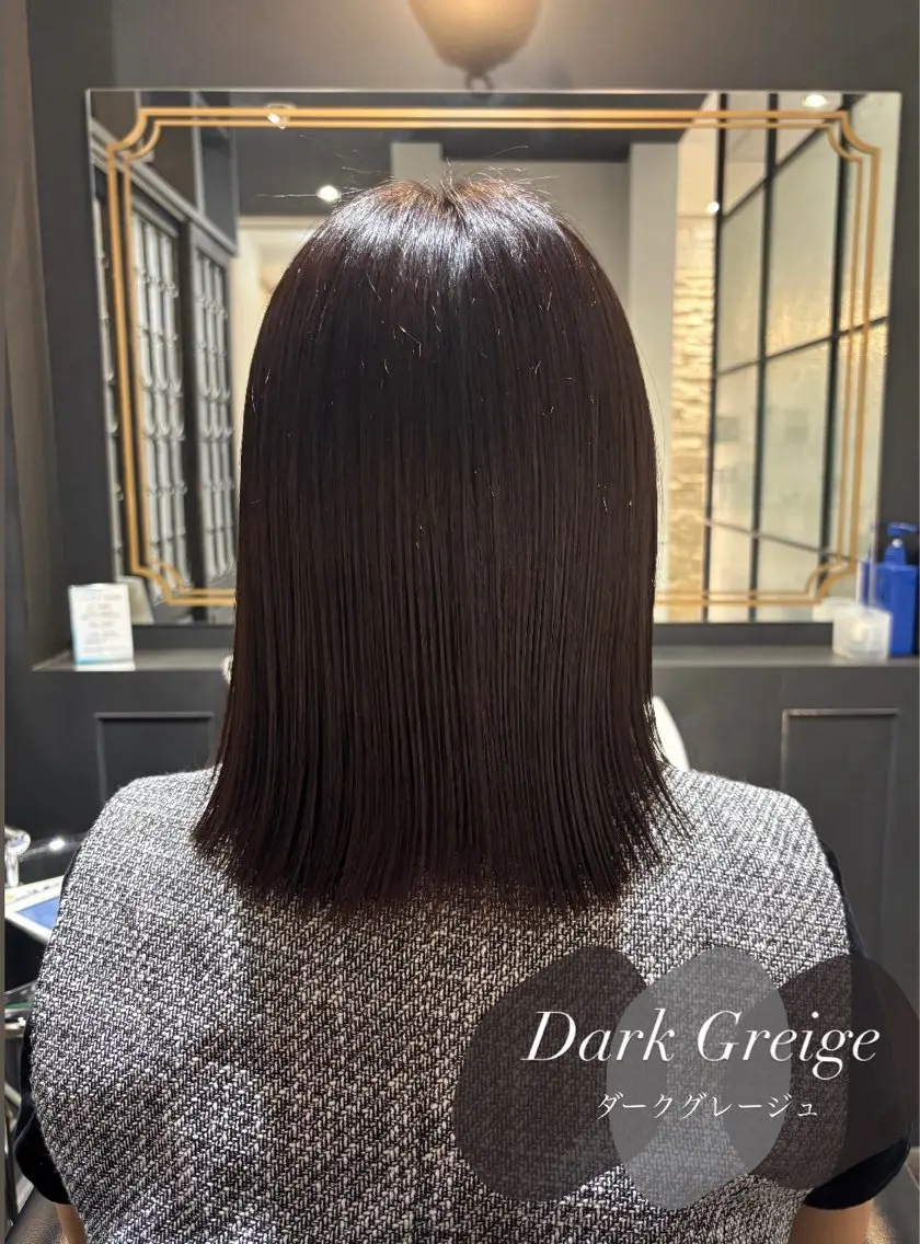 ミディアム カラー ベージュカラー カット ヘアカラー きづな 🌷のヘアスタイル