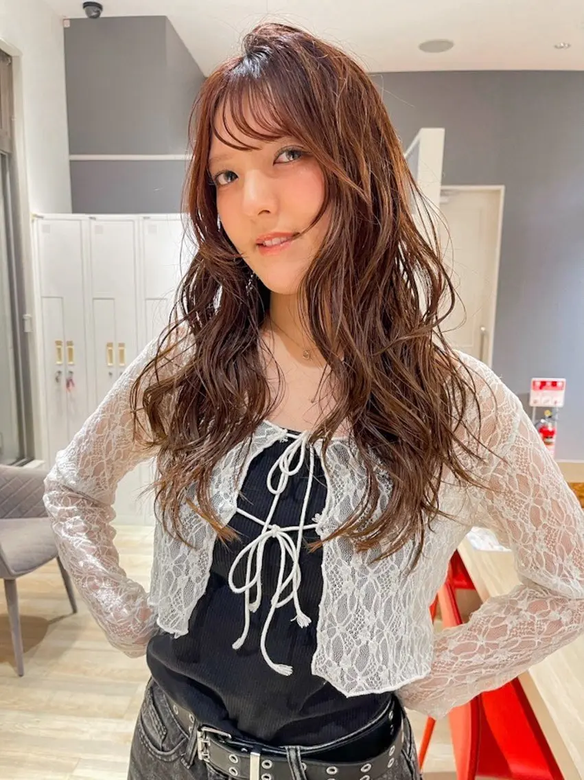 ロング 岸本 透哉のヘアスタイル