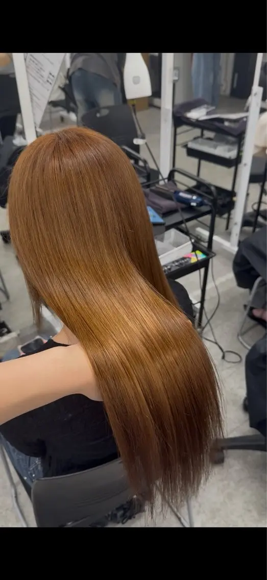 ロング カラー 🍀ブラウンベージュ sakura🍀のヘアスタイル