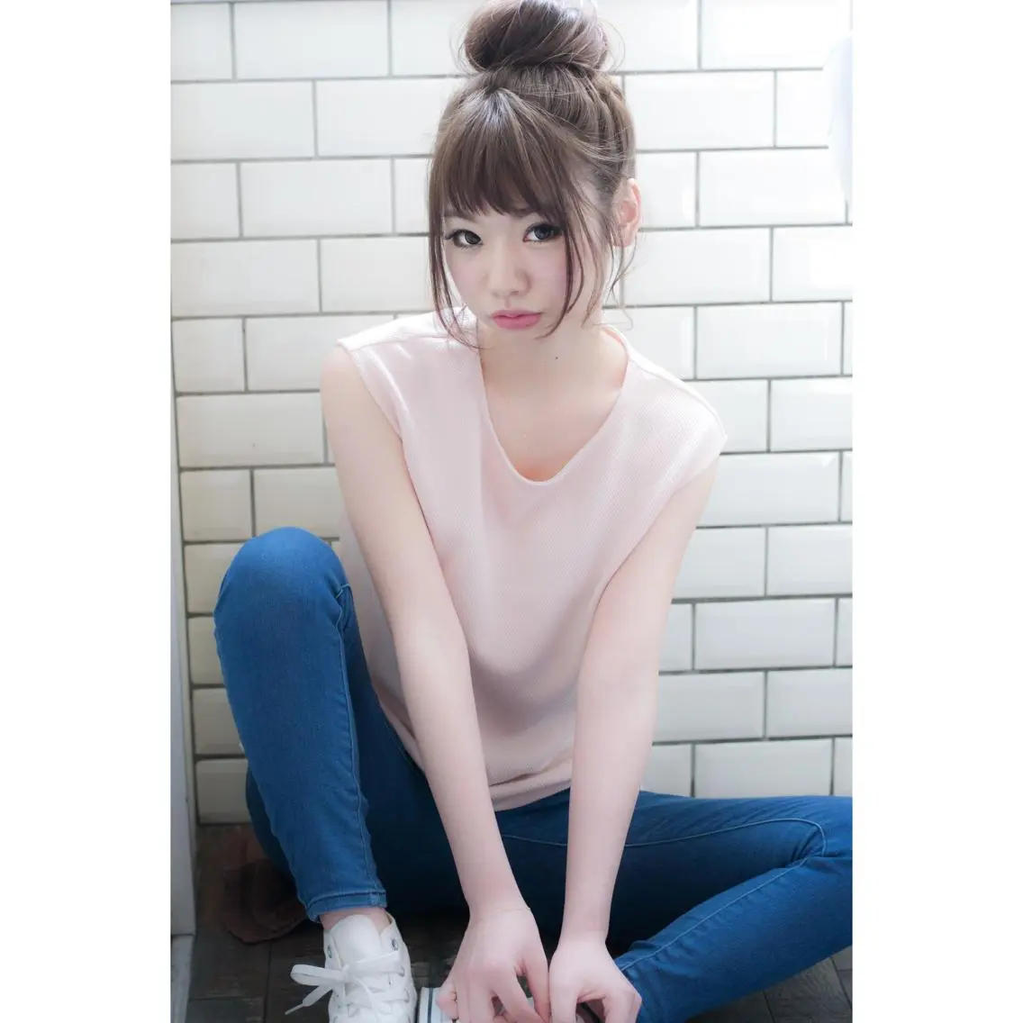 ロング EIGHT plum TOKIOリミテッドのヘアスタイル