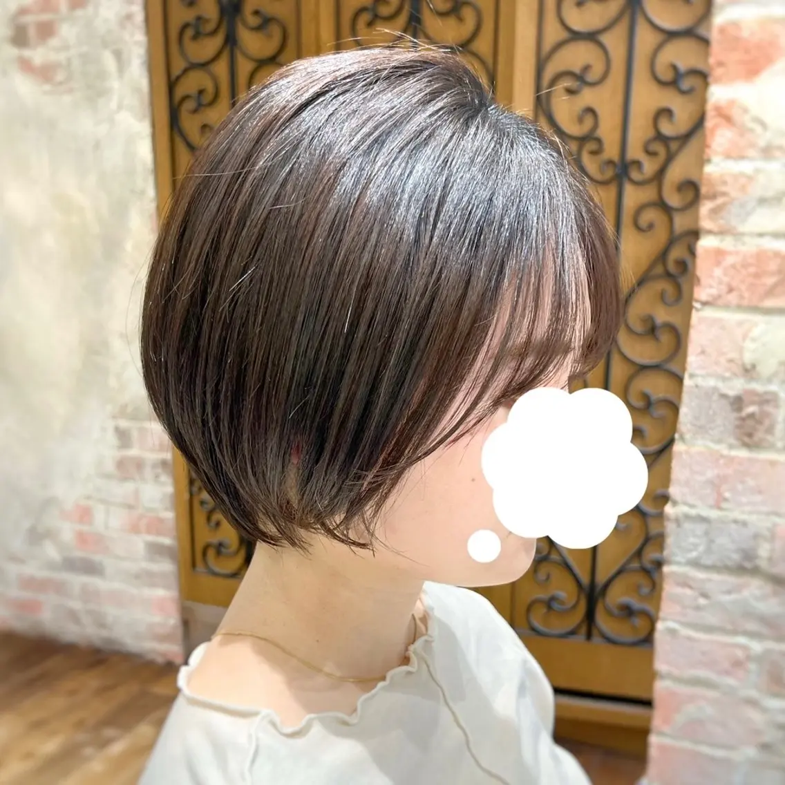 ショート カット トリートメント 💍新宿ショート 💍岩田莉奈のヘアスタイル