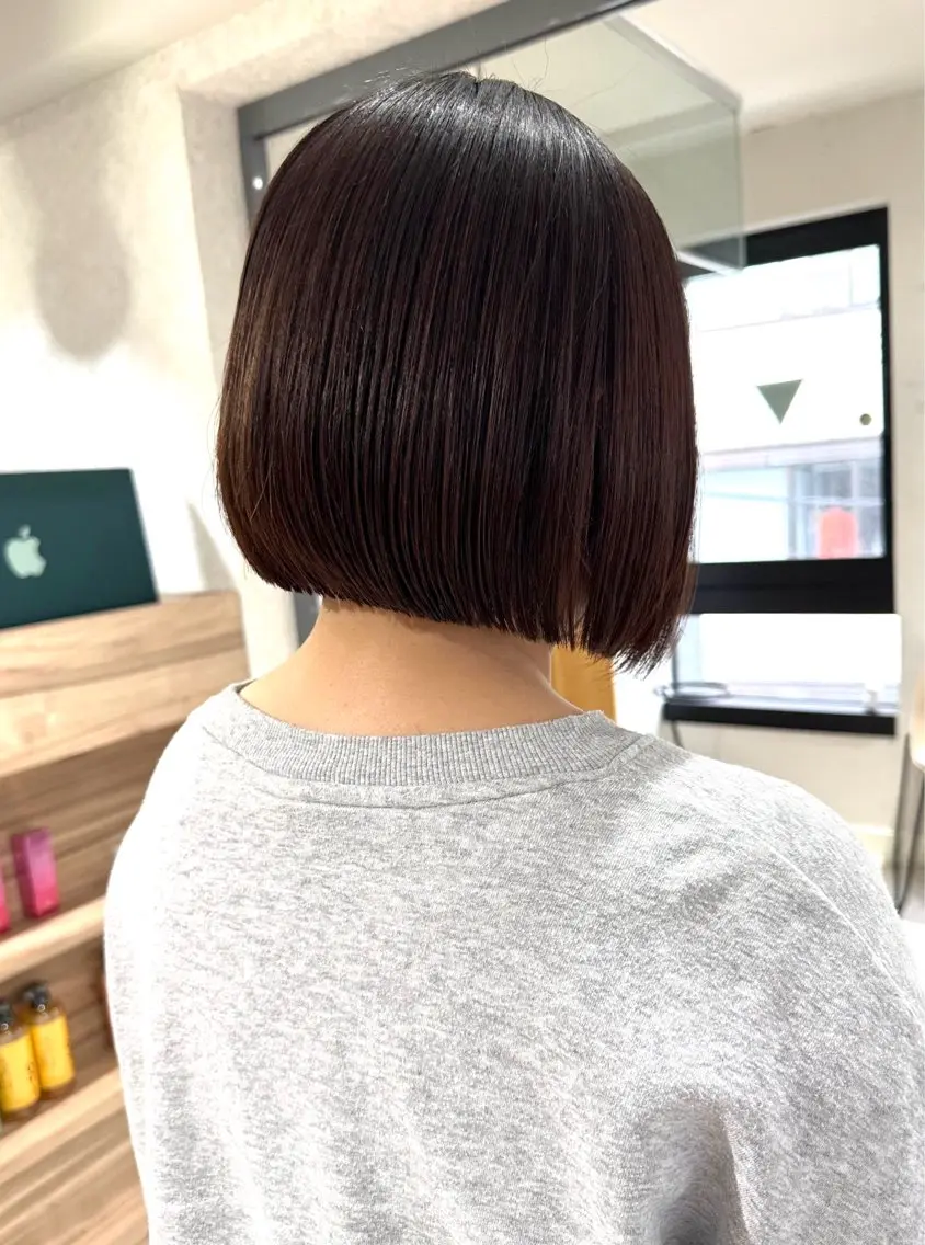 ショート カット 縮毛矯正 トリートメント イメチェンレイヤー/ 縮毛矯正/菅野恭平のヘアスタイル