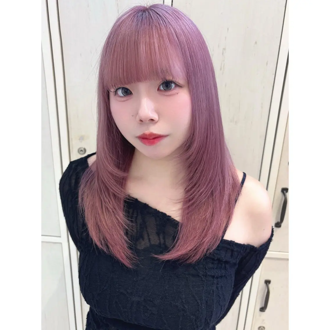 セミロング ヘアカラー Lee 梅田 kurumiのヘアスタイル