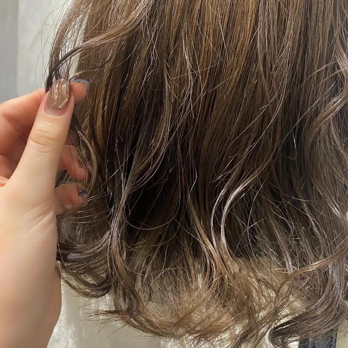 セミロング マンツーマン女性 美容師 奏のヘアスタイル