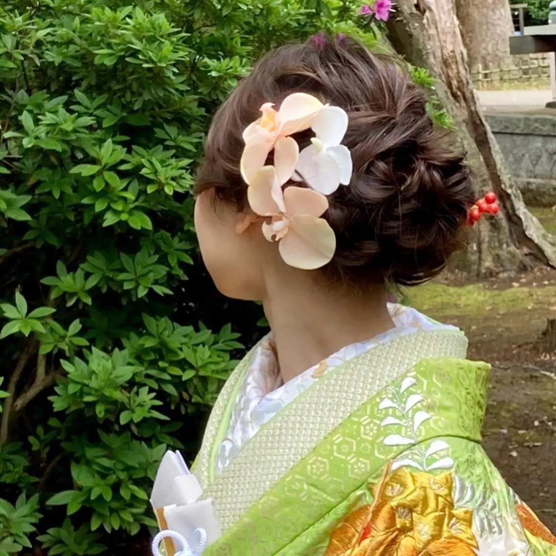 ヘアアレンジ 着付け Hairmake Floraのヘアスタイル