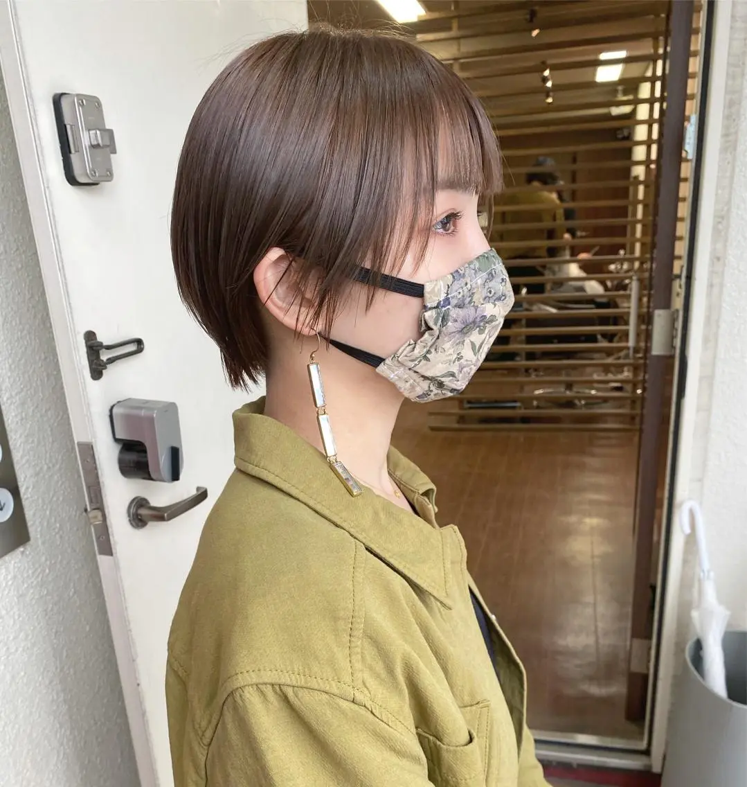 ショート カラー カット ヘアカラー トリートメント せこぐち まいのヘアスタイル