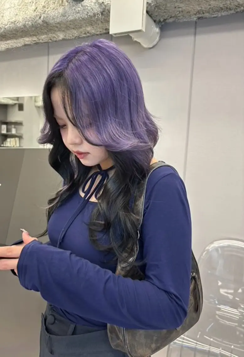 セミロング ヘアカラー トリートメント MAKI🦋 GRANDE Lyのヘアスタイル
