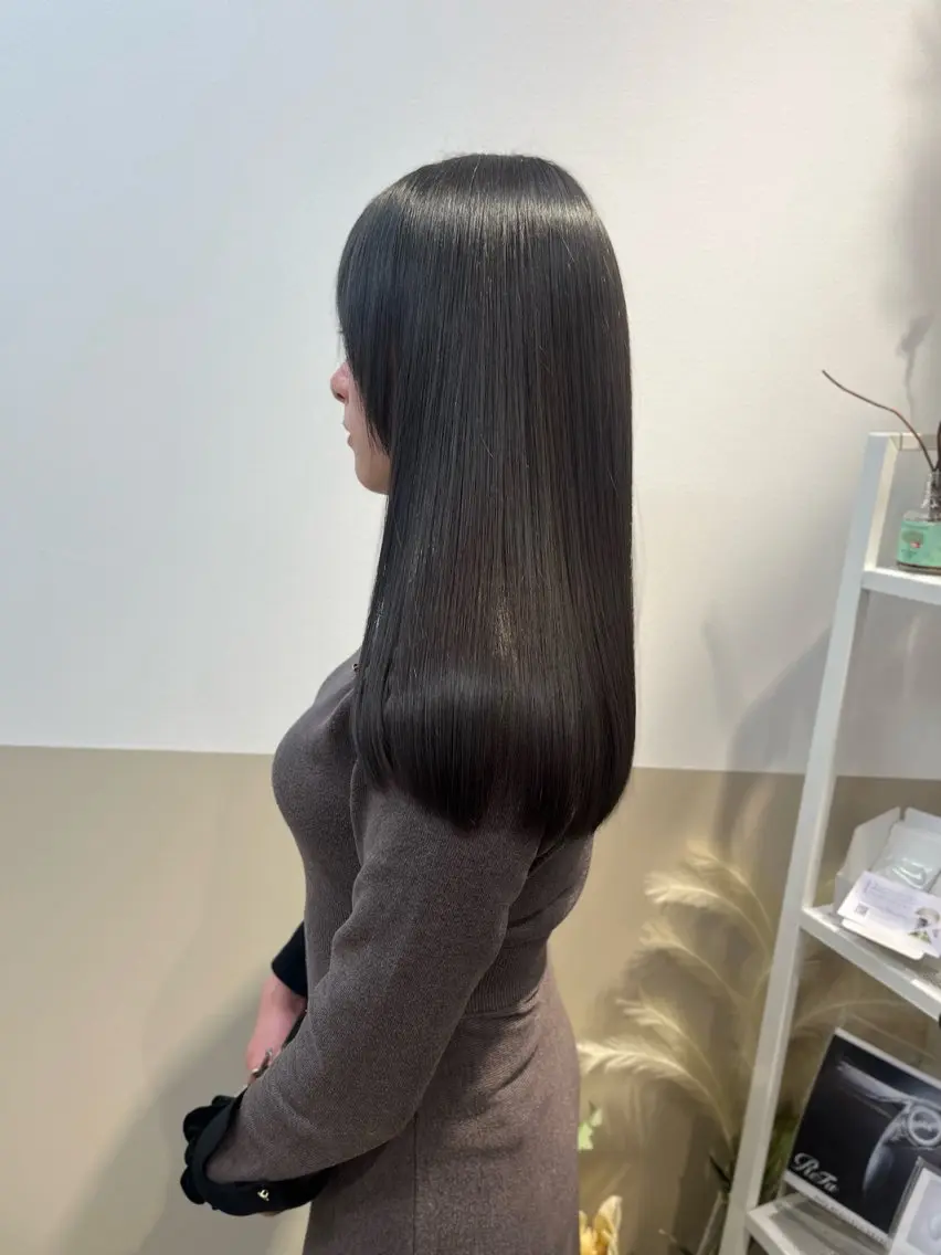 ロング 髪質改善 縮毛矯正 トリートメント ulu+sia/ 神戸本格派髪質改善のヘアスタイル
