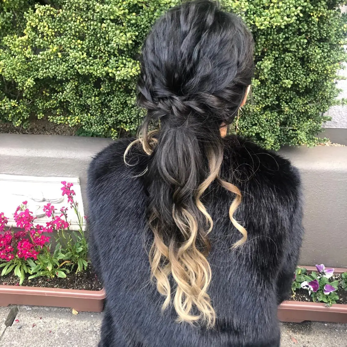 ロング ヘアアレンジ 田中 真理のヘアスタイル