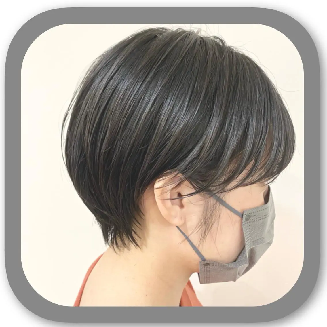 ショート アッシュ ボブ 髪質改善 レイヤーカット ショートヘア カット ショート〜ミディアム 喜多司のヘアスタイル