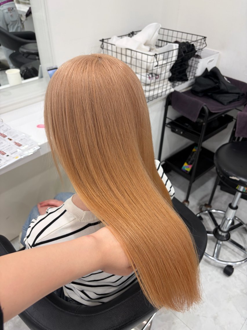 ロング カラー ヘアカラー 韓国トレンドヘア🤍 Chima🤍のヘアスタイル