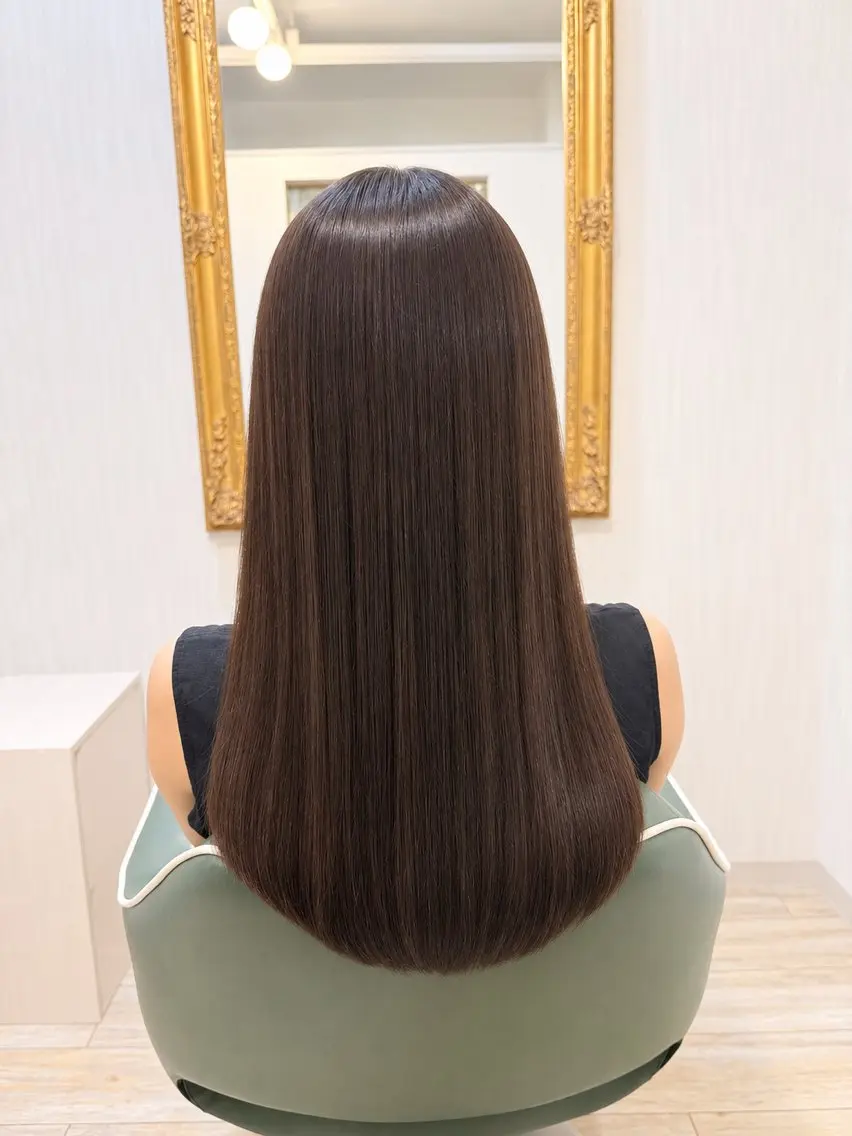 ロング 矢内 結菜のヘアスタイル