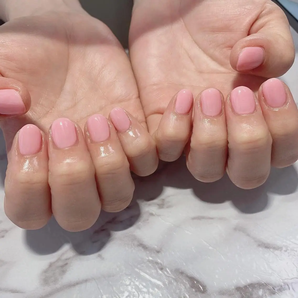 ネイル ワンカラーネイル ハンドネイル Ally's Nailのネイルデザイン