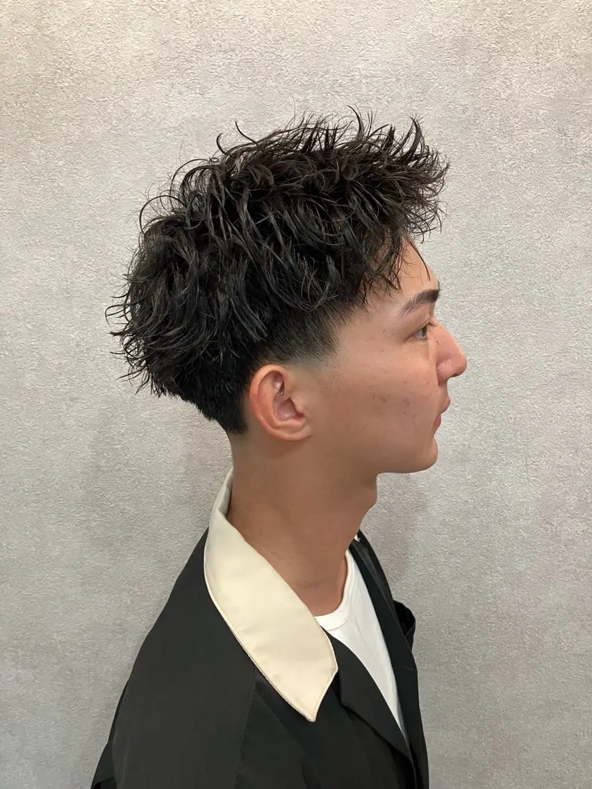 パーマ メンズ カット パーマ SALOWIN高崎店 /湯浅泳作のヘアスタイル