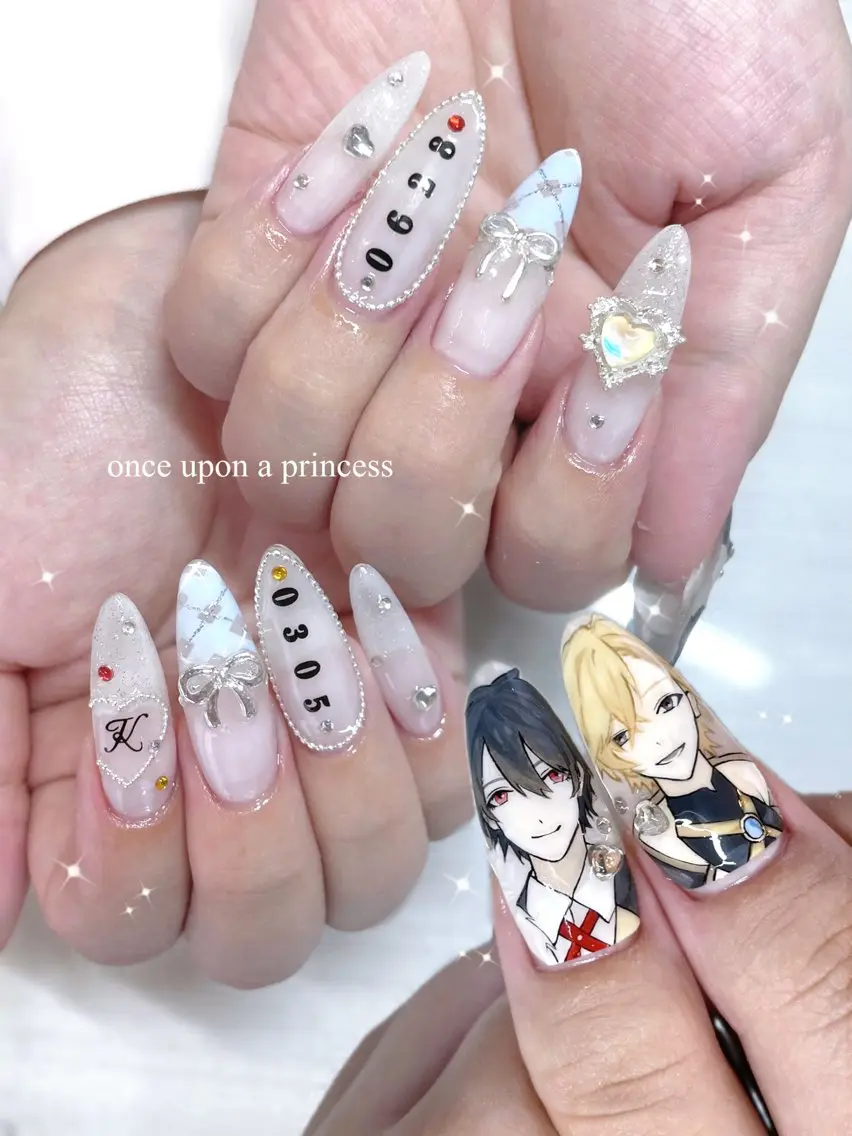 ネイル ハンドネイル Once upon a princessのネイルデザイン