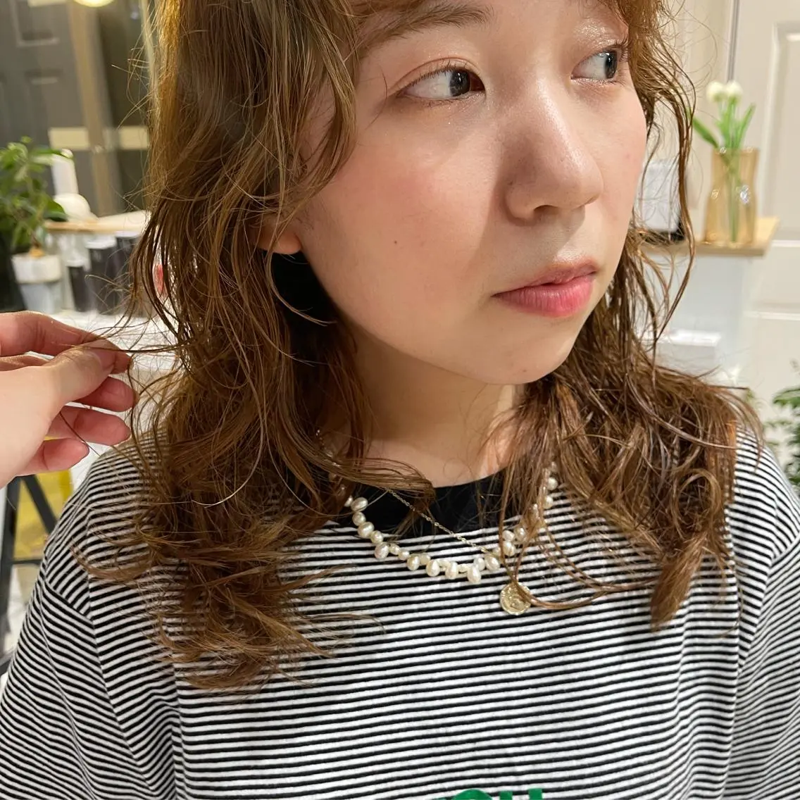 ロング パーマ * 透明感カラー c h i h o *のヘアスタイル