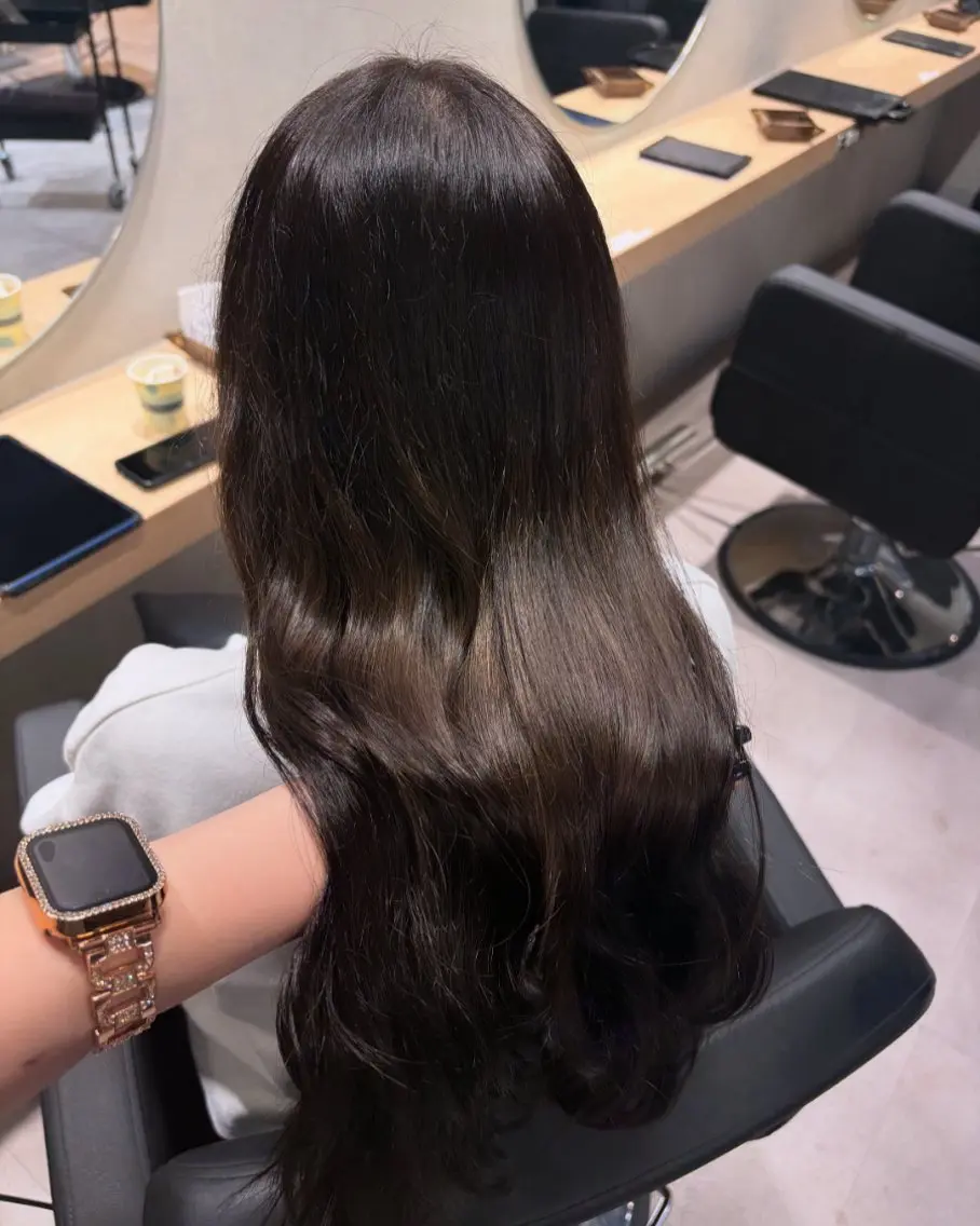 ロング カラー ヘアアレンジ ブリーチ 透明感カラー/艶髪 🫧ayaneのヘアスタイル