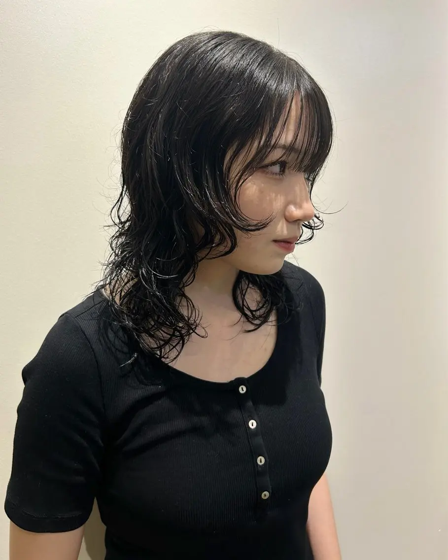 【やわらか質感のデジタルパーマ】カットモデル✂︎➕デジタルパーマの写真