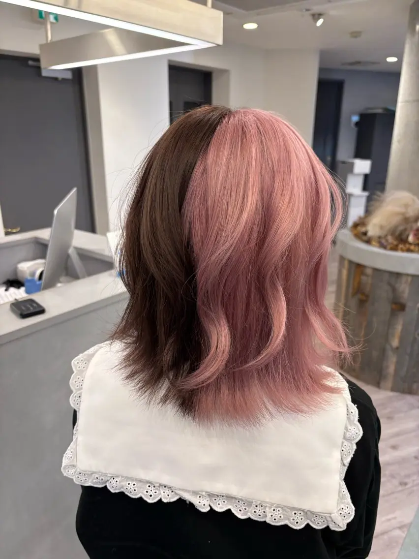 ミディアム ヘアカラー ケアブリーチ🌟 ♢WATARU♢のヘアスタイル