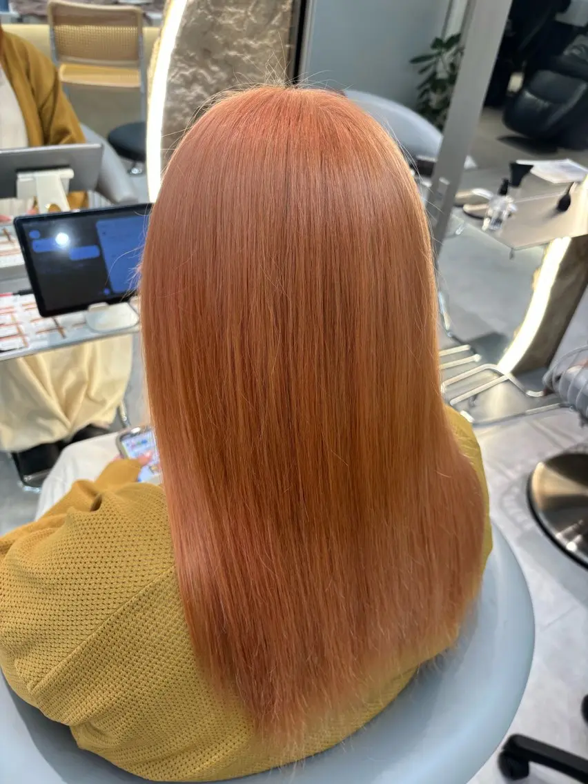 カラー ヘアカラー トリートメント 富永 愛梨のヘアスタイル