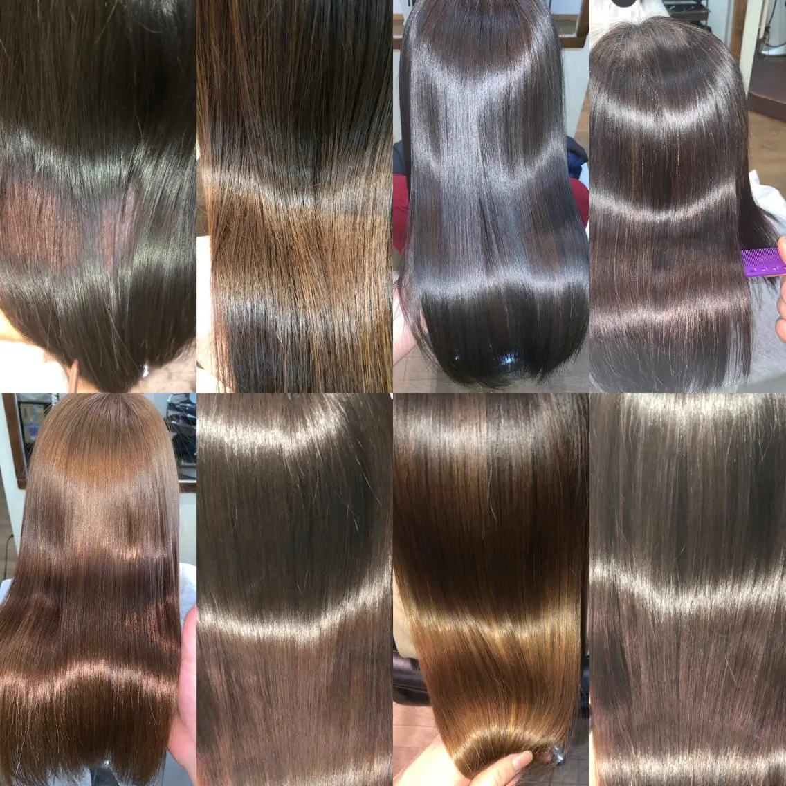 ロング 縮毛矯正 福田 竜士のヘアスタイル