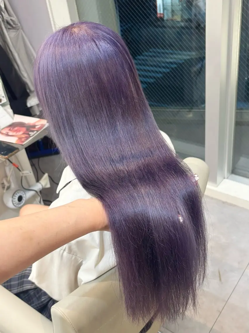ロング カラー Haruka🕊 透明感カラーのヘアスタイル