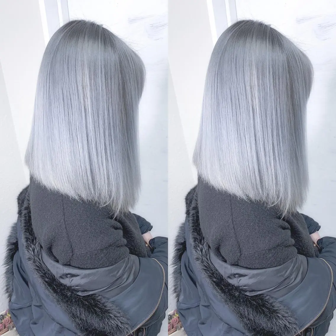 ショート カラー ブリーチ BOX mico.のヘアスタイル