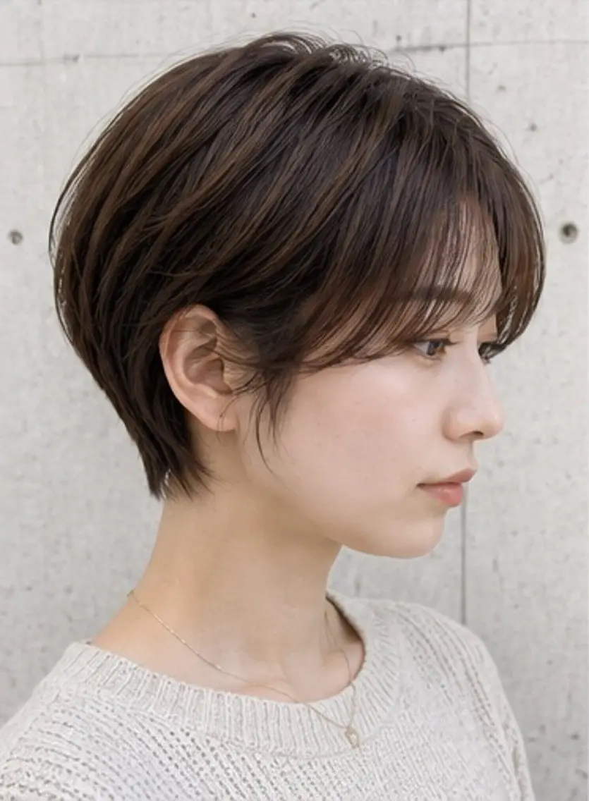 ショート 森井 心菜のヘアスタイル