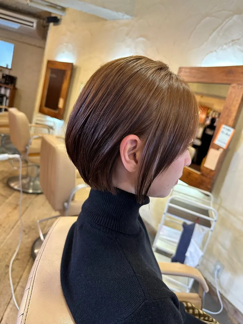 ショート ショートボブ ボブ ショートヘア 冨士 美織のヘアスタイル