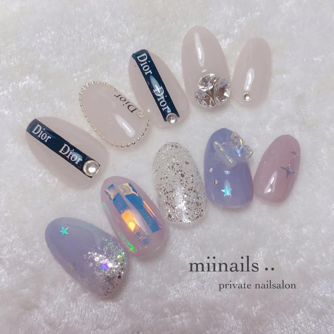 ネイル 韓国ネイル ワンホンネイル ハンドネイル nailsalon miinailsのネイルデザイン