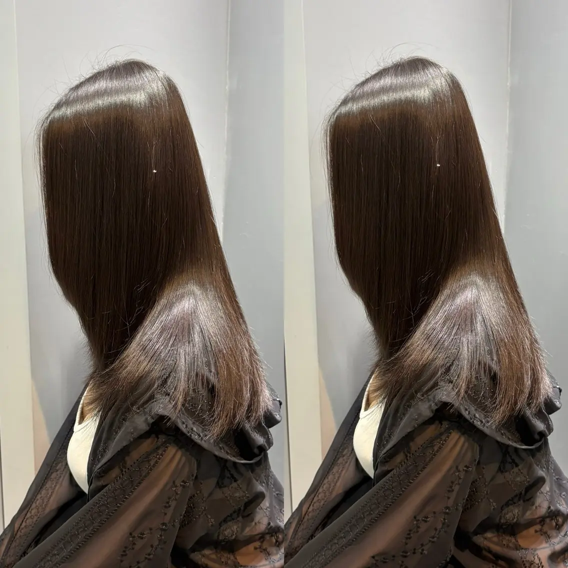 ロング カラー カット ヘアカラー トリートメント ヘッドスパ youres hairのヘアスタイル