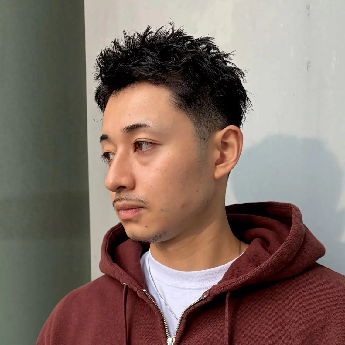ショート パーマ メンズ メンズパーマ メンズショート スパイキーショート メンズツイストパーマ メンズベリーショート カット パーマ ⚾️横浜メンズカット 阿部龍馬🍺🍔のヘアスタイル