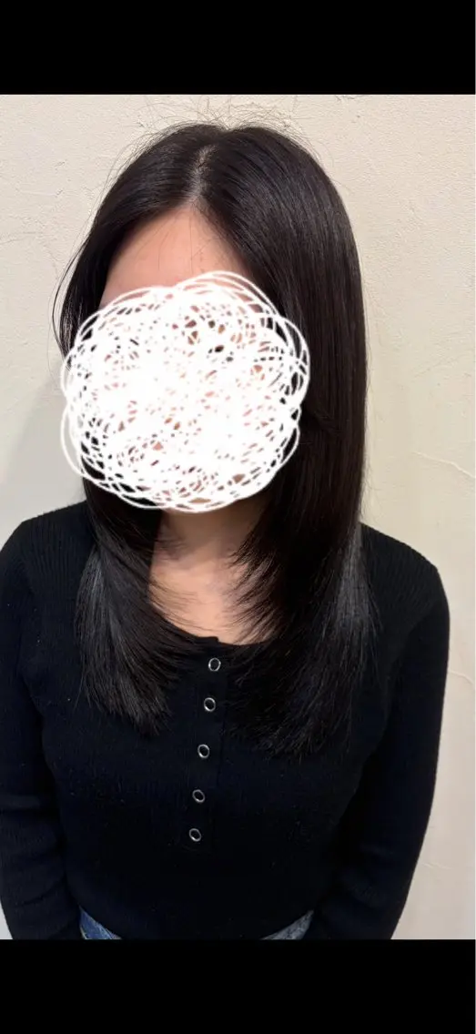ミディアム レイヤーカット カット 木村 澪奈のヘアスタイル