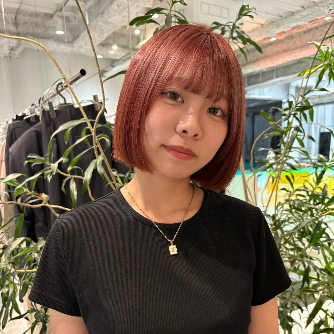 ミディアム カラー ANY Nodokaのヘアスタイル