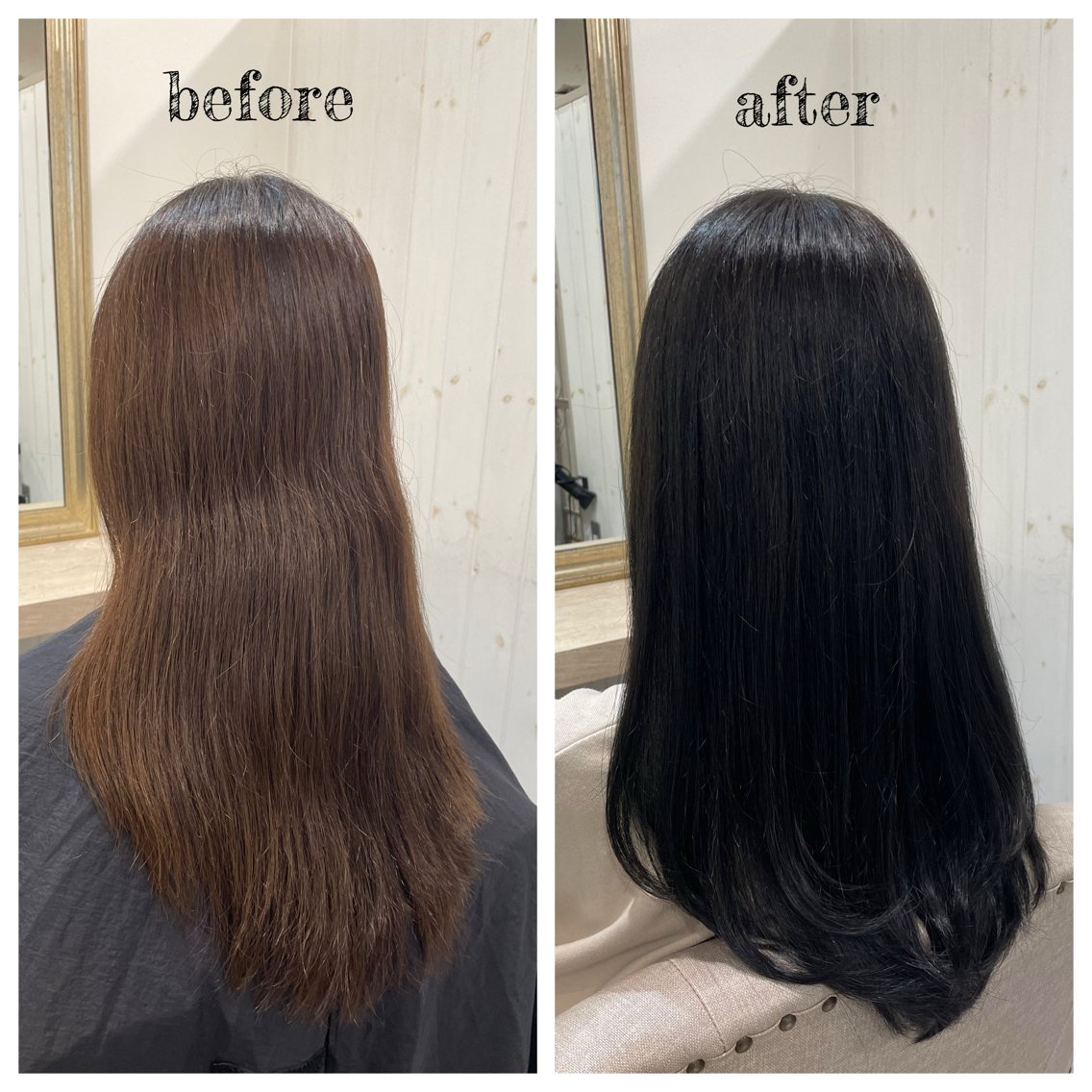 ロング カラー ブルーカラー ヘアカラー PutiLuca 浅川のヘアスタイル