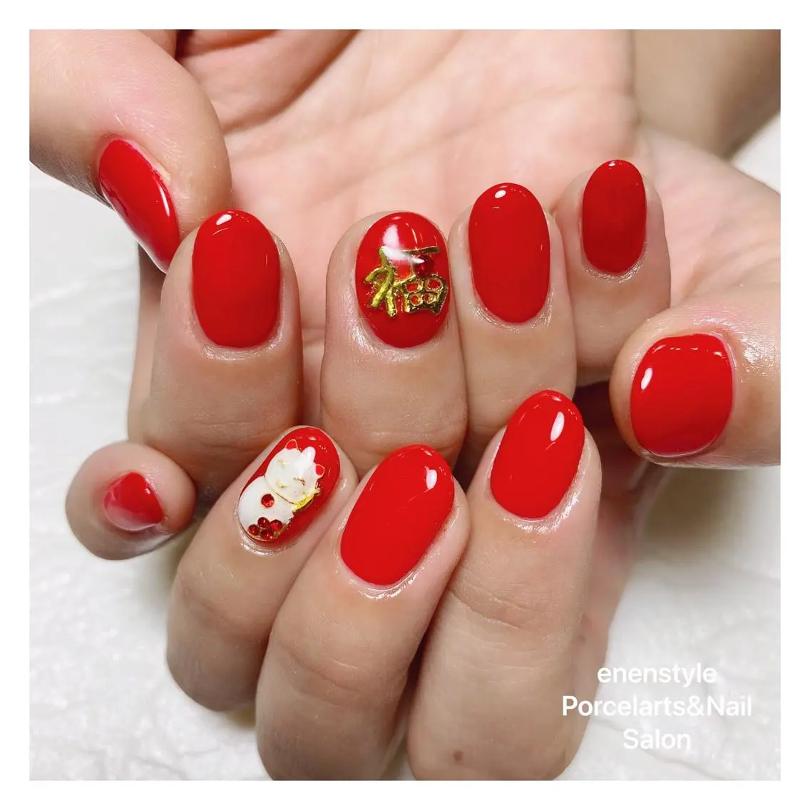 ショート ネイル 🐾enen style 🐾のネイルデザイン