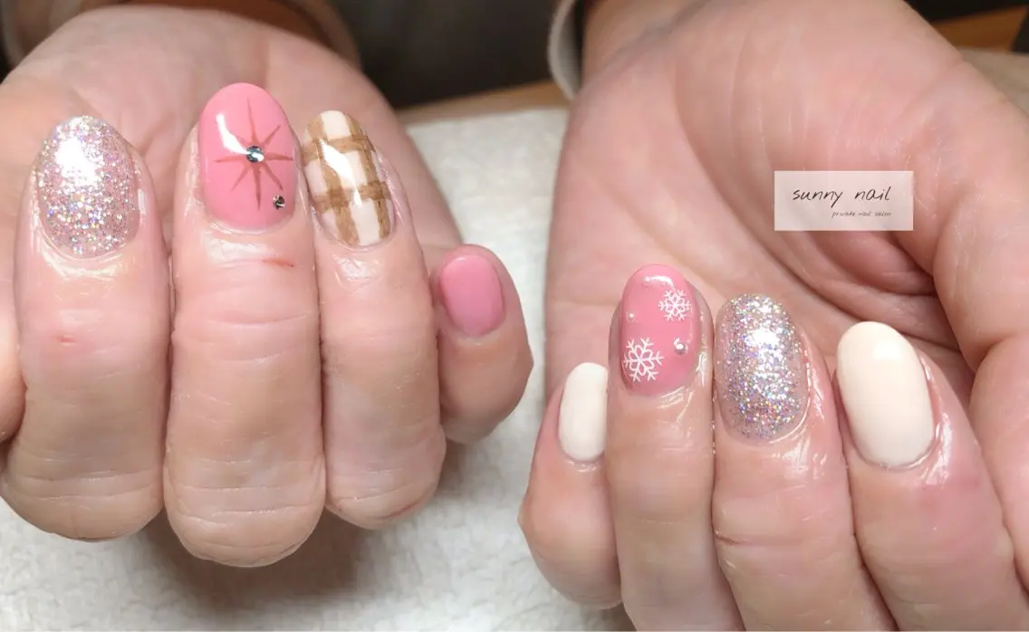 ネイル ピンク sunny nailのネイルデザイン
