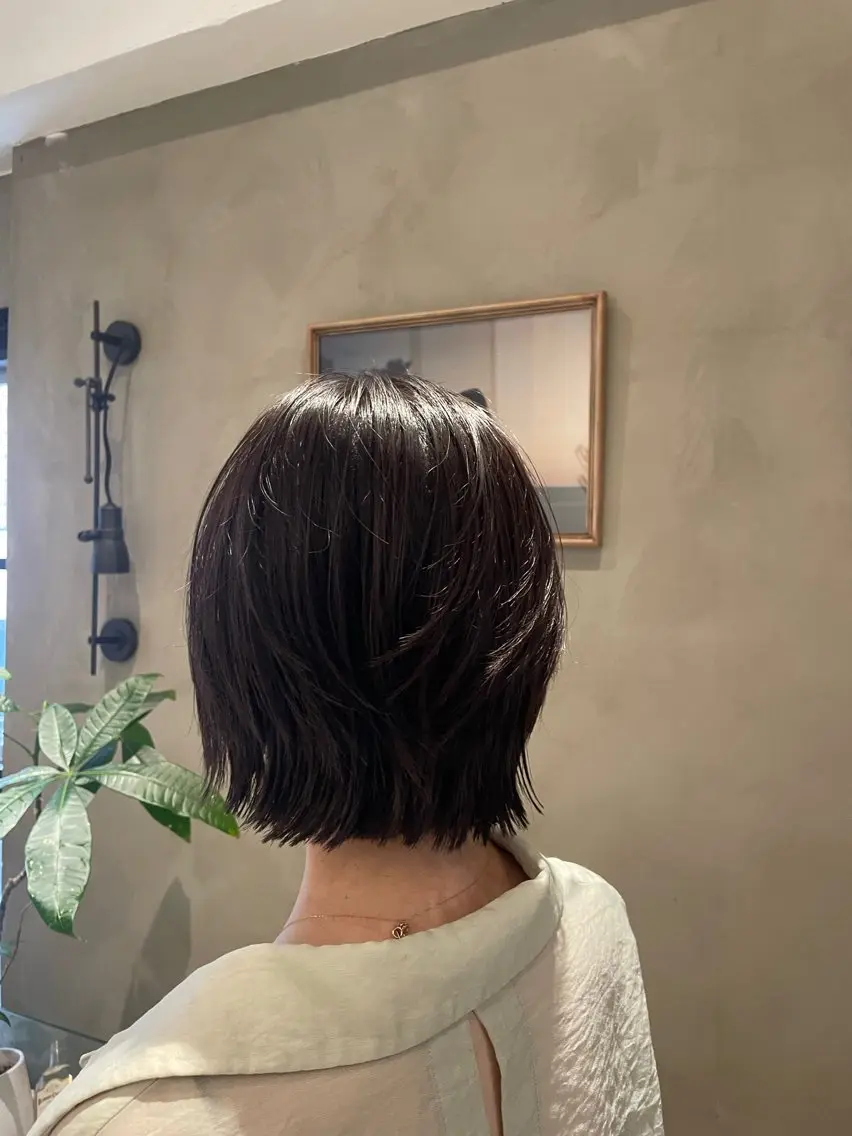 ショート カット ヘアカラー 新宿 /透明感カラー レイヤー/NANAのヘアスタイル