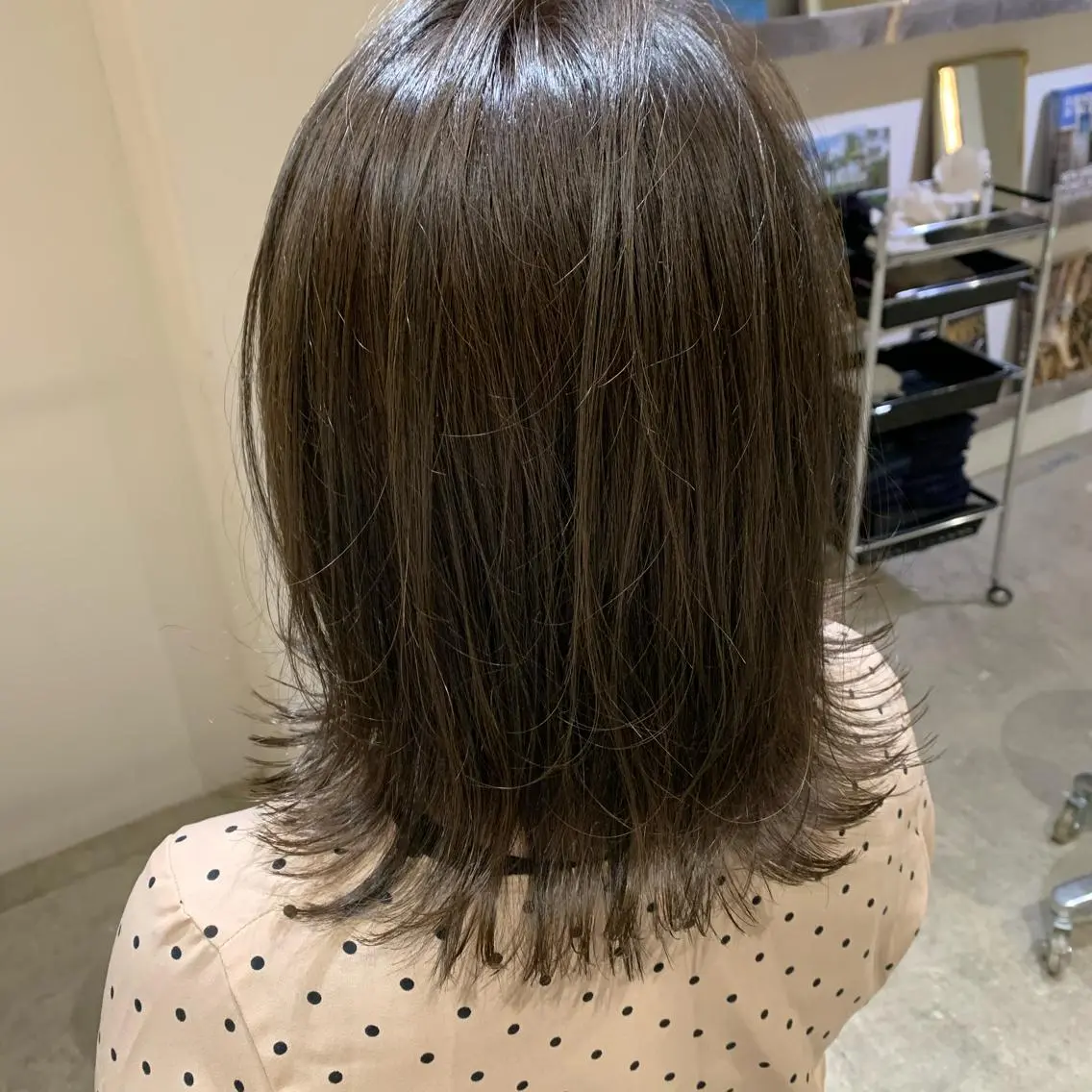 ミディアム カラー 外ハネヘア 【ロングウルフカット 姫カット】伊藤裕哉のヘアスタイル
