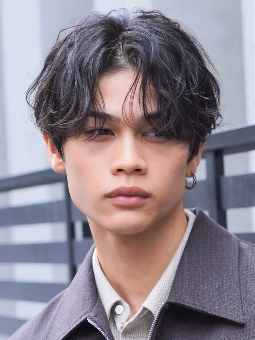 ショート パーマ メンズ カット パーマ メンズパーマ特化🔥 りょうのヘアスタイル