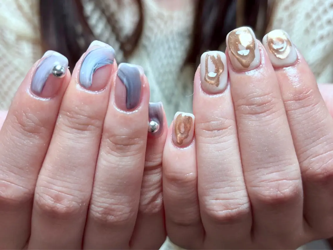 ネイル ハンドネイル amu. nail marinのネイルデザイン