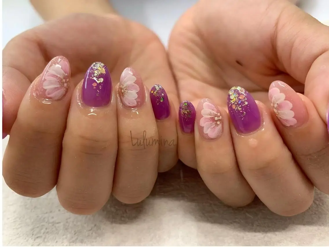 ネイル ルルミーナ ネイリスト ちなつのネイルデザイン