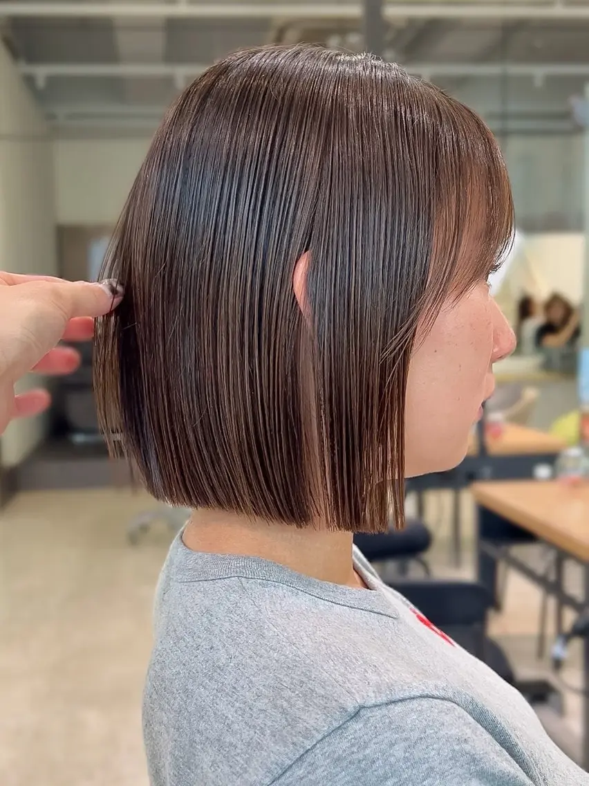 ショート カラー カット ⭐️似合わせボブ ⭐️かえでのヘアスタイル